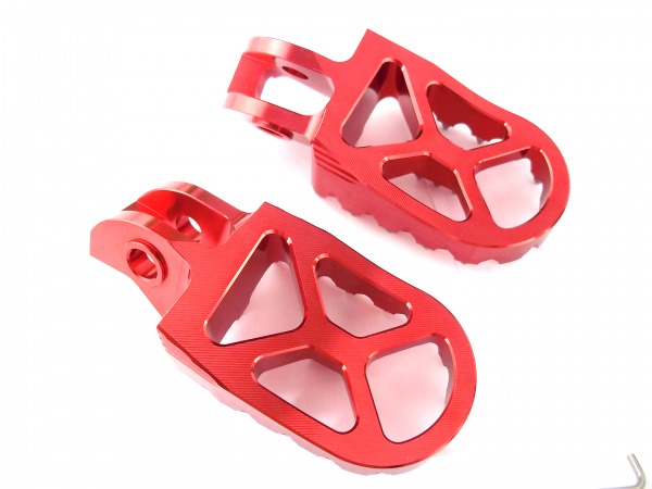 Fußrasten Rot passend für KTM 85-500 SX EXC 17-23