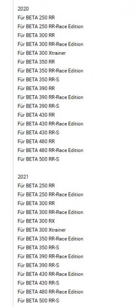 Kupplungsnehmerzylinder passend für Beta RR RS RX XTrainer 2018-25