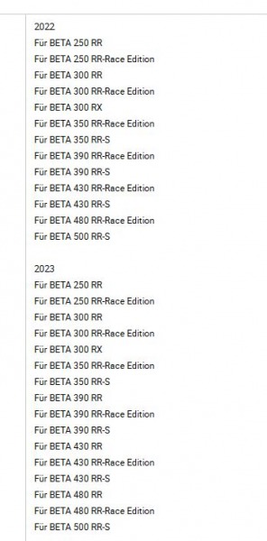 Kupplungsnehmerzylinder passend für Beta RR RS RX XTrainer 2018-25