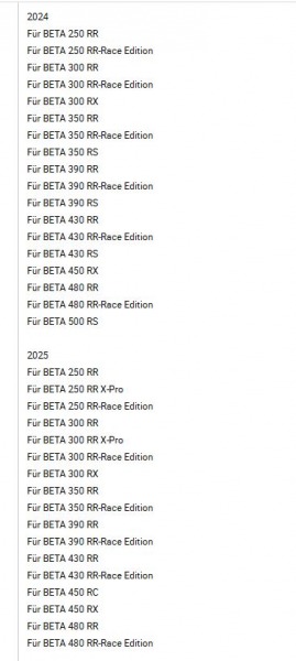 Kupplungsnehmerzylinder passend für Beta RR RS RX XTrainer 2018-25