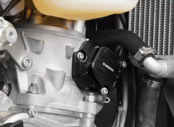 Auslasssteuerung Deckel rechte Seite Schwarz passend für Husqvarna 250 300 TE TX 2023-2025