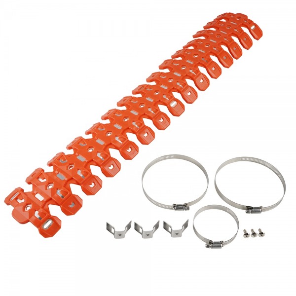 2Takt Krümmer Schutz Orange passend für KTM SX EXC