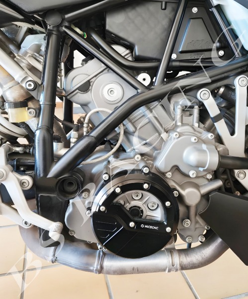 Kupplungsdeckel schwarz mit Sichtfenster passend für KTM 950 990 2002-14 Adventure LC8 Supermoto Super Duke