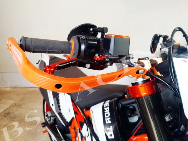 Handguards Handschützer  Orange passend für KTM EXC SX SMR Supermoto