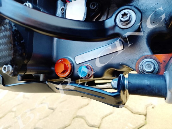 Öl Sieb Schraube Orange passend für KTM 690 SMC R Enduro R Duke