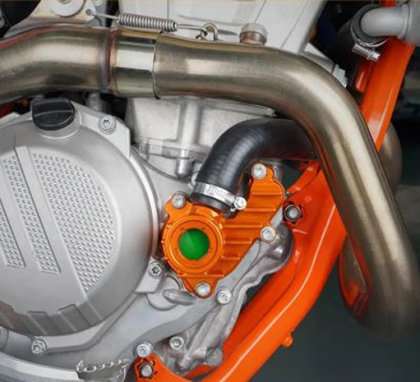 Tuning Wasserpumpen Deckel Orange passend für 4T KTM 250 350 SXF EXC F 2016-2023