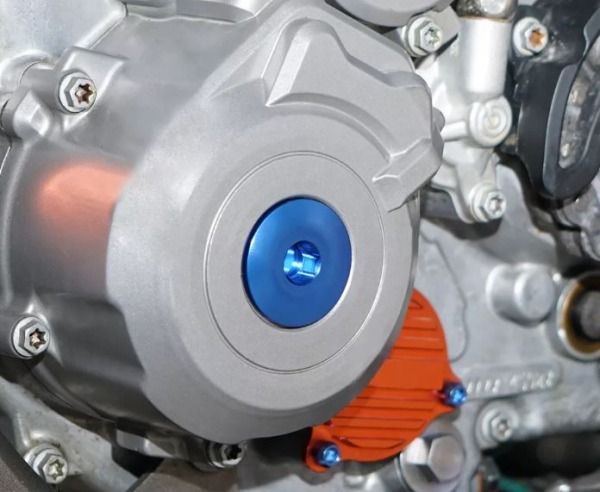 Zündungsdeckel Schraube blau passend für HUSQVARNA 701 Supermoto Enduro