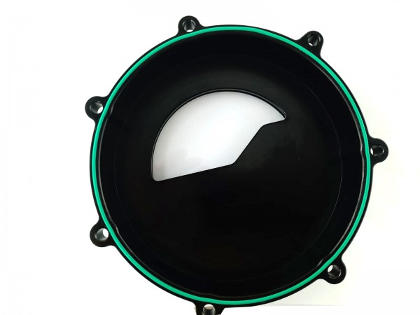 Kupplungsdeckel schwarz mit Sichtfenster passend für KTM 950 990 2002-14 Adventure LC8 Supermoto Super Duke