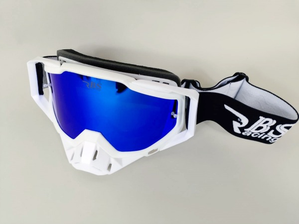 Downhill MTB Enduro Mountainbike Brille Skibrille Snowboardbrille Goggle  DH-V2 Race Edition | Ice Blue Mirror