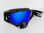 Downhill MTB Enduro Mountainbike Brille Skibrille Snowboardbrille Goggle DH-V6 Midnight Edition | Dark Blue Mirror